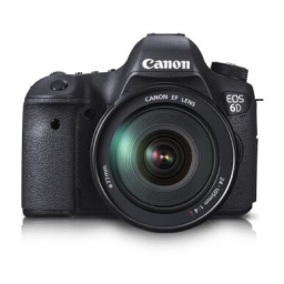 Canon EOS 6D Manuel utilisateur | Fixfr