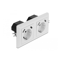 DeLOCK 11475 2-Way Wall Socket Fiche technique | Fixfr