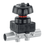 Gemu 611 Manually operated diaphragm valve Mode d'emploi