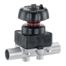 Gemu 611 Manually operated diaphragm valve Mode d'emploi | Fixfr