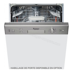 HOTPOINT/ARISTON HSB 7M124 B EU Dishwasher Manuel utilisateur | Fixfr