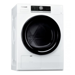 Bauknecht TR Style 82A3 BW Dryer Manuel utilisateur | Fixfr