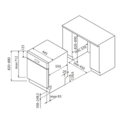 Whirlpool ADGU 862 IX Dishwasher Manuel utilisateur | Fixfr