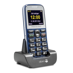Doro Primo 365 : Mode d'emploi + Chat IA | Fixfr