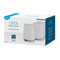 Netgear Système WiFi 6 Mesh Orbi Manuel utilisateur | Fixfr