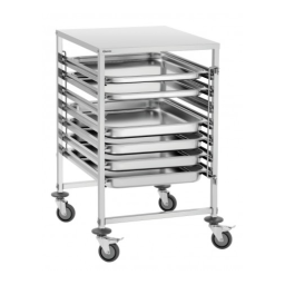 Bartscher 300093 Gastronorm trolley AGN700-2/1 Mode d'emploi | Fixfr