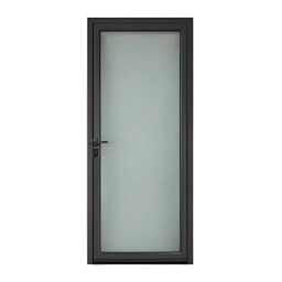 Porte d'entrée aluminium Adriana blanc 80 x h.215 cm poussant gauche