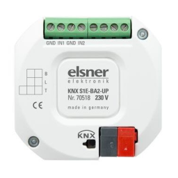 Elsner KNX S1E 230 V Manuel utilisateur | Fixfr