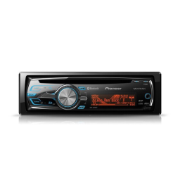 Pioneer DEH-6400BT Manuel utilisateur | Fixfr