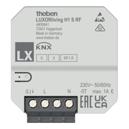 THEBEN LUXORliving H1 S RF Fiche technique | Fixfr