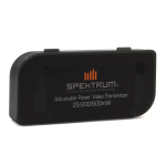 Spektrum 25/200/600mW Adjustable Power Video Transmitter Manuel utilisateur