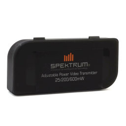 Spektrum 25/200/600mW Adjustable Power Video Transmitter Manuel utilisateur | Fixfr