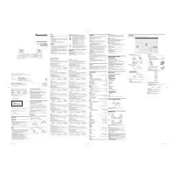 Panasonic SAC600EG Mode d'emploi | Fixfr