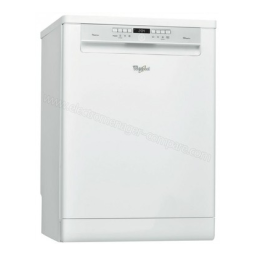 Whirlpool ADPL 7470 WH Dishwasher Manuel utilisateur | Fixfr