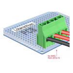 DeLOCK 66022 Terminal block for PCB soldering version 3 pin 9.50 mm pitch vertical 10 pieces Fiche technique