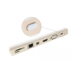 DeLOCK 64095 Dust Cover for USB Type-C&trade; female Fiche technique