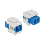 DeLOCK 86357 Keystone Module LC Duplex female to LC Duplex female blue / white Fiche technique