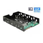 DeLOCK 63955 Converter U.2 SFF-8639 to M.2 NVMe Key M / U.2 SFF-8639 Fiche technique