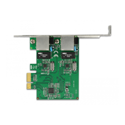 DeLOCK 89999 PCI Express x1 Card 2 x RJ45 Gigabit LAN RTL8111 Fiche technique | Fixfr