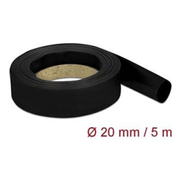 DeLOCK 18942 Heat Shrink Tube 5 m x 20 mm black Fiche technique | Fixfr
