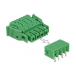 DeLOCK 66081 Terminal Block Set for DIN Rail 8 pin Fiche technique