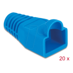 DeLOCK 86728 Strain relief for RJ45 plug blue 20 pieces Fiche technique