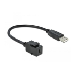 DeLOCK 86382 Keystone Module USB 2.0 C female &gt; USB 2.0 A male Fiche technique