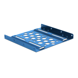 DeLOCK 21291 Aluminium installation frame 2.5″ to 3.5″ blue Fiche technique | Fixfr