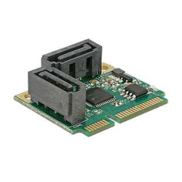 DeLOCK 95240 Converter mSATA full size > 1 x SATA 7 pin receptacle Fiche technique | Fixfr