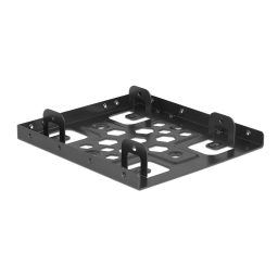 DeLOCK 21324 Aluminium installation frame 2 x 2.5″ to 3.5″ black Fiche technique | Fixfr