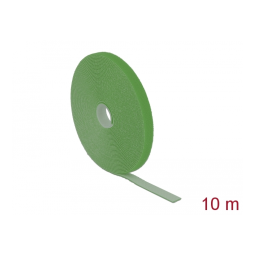 DeLOCK 18727 Velcro tape on roll L 5 m x W 13 mm green Fiche technique | Fixfr