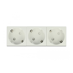 DeLOCK 81323 Easy 45 Grounded Power Socket 3-way Fiche technique