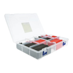 DeLOCK 20673 Heat shrink tube assortment box red / black 520 pieces  Fiche technique | Fixfr