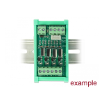 DeLOCK 66087 Board Holder (72 mm) for DIN Rail 100 cm long Fiche technique