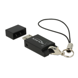 DeLOCK 91738 Micro USB OTG Card Reader USB 2.0 Micro-B male Fiche technique | Fixfr