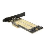 DeLOCK 89630 PCI Express x4 Card &gt; 1 x internal M.2 Key B + 1 x internal NVMe M.2 Key M - Low Profile Form Factor Fiche technique