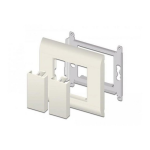 DeLOCK 81301 Easy 45 Module Cover Plate 45 x 22.5 mm 10 pieces white Fiche technique