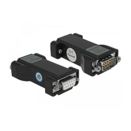 DeLOCK 87687 Converter 1 x Serial RS-232 DB9 female to 1 x Serial TTL / CMOS 5 V DB9 male Fiche technique | Fixfr