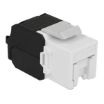 DeLOCK 86396 Keystone Module RJ45 jack &gt; LSA Cat.6A UTP white dust cover Fiche technique