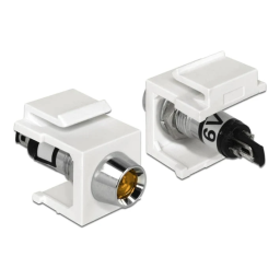 DeLOCK 86459 Keystone LED red 6 V, black Fiche technique | Fixfr