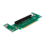 DeLOCK 41767 Riser Card PCI Express x16 &gt; x16 left insertion 2U Fiche technique