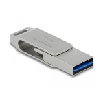 DeLOCK 54075 USB 3.2 Gen 1 USB-C&trade; + Type-A Memory Stick 64 GB - Metal Housing Fiche technique