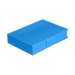 DeLOCK 18373 Protection Box for 3.5&Prime; HDD blue Fiche technique