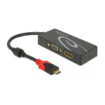DeLOCK 87730 USB Type-C&trade; Splitter (DP Alt Mode) &gt; 1 x HDMI + 1 x VGA out Fiche technique