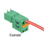 DeLOCK 66508 Terminal block set for PCB 8 pin 5.08 mm pitch horizontal Fiche technique