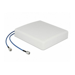 DeLOCK 12695 433 MHz Antenna N jack 2 dBi 40 cm omnidirectional fixed outdoor grey Fiche technique | Fixfr