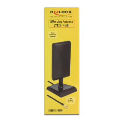 DeLOCK 88992 LTE Antenna SMA plug 2 - 4 dBi omnidirectional Fiche technique | Fixfr