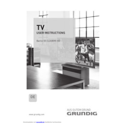 Grundig Berlin 55 CLX 8595 HD Long Manuel du propriétaire | Fixfr