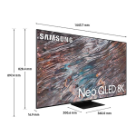 Samsung Neo QLED QE65QN800A 8K 2021 TV QLED Product fiche