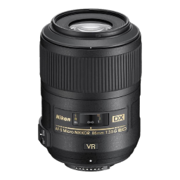 Nikon AF-S DX 85mm f/3.5G ED VR Micro Nikkor Objectif pour Reflex Manuel du propriétaire | Fixfr